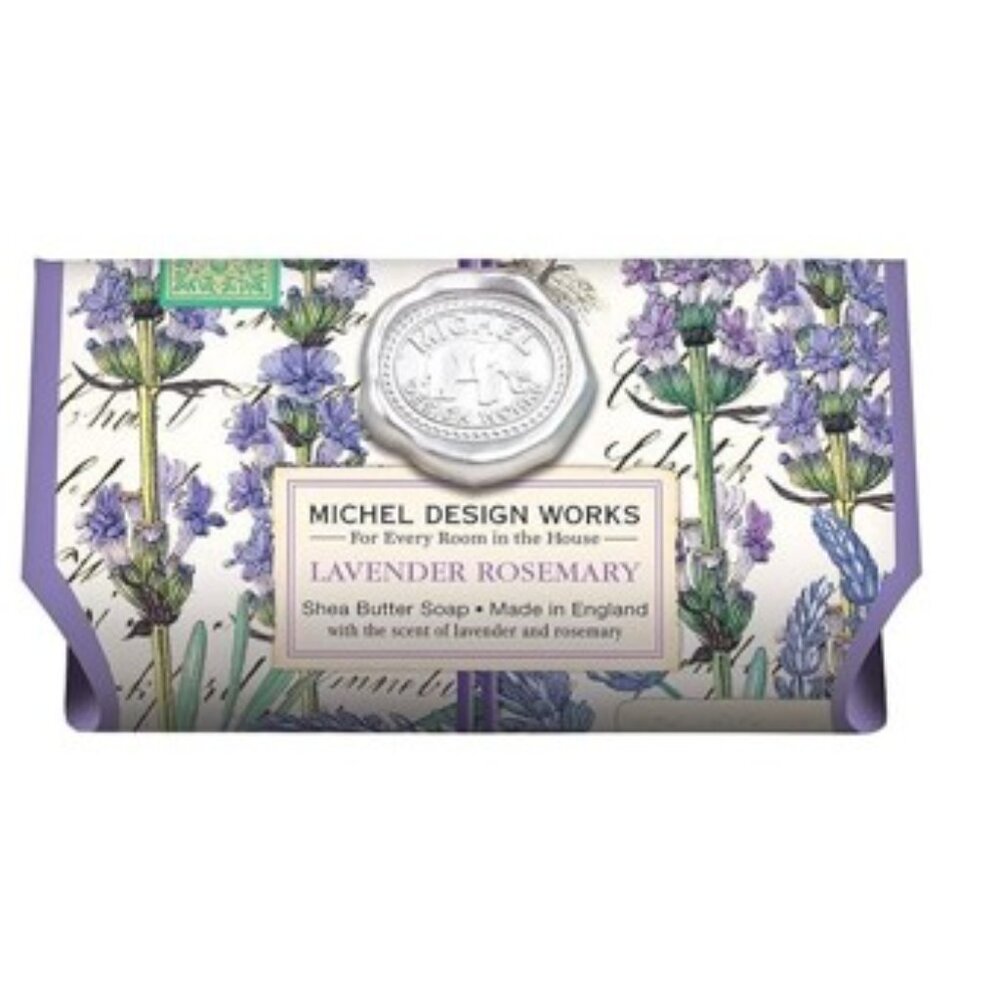 Michel Design Works Large Bath Soap Bar - Lavender Rosemary